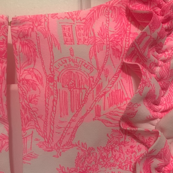NWT Lilly Pulitzer Kailee Sleeveless Ruffle Top - Picture 5 of 9